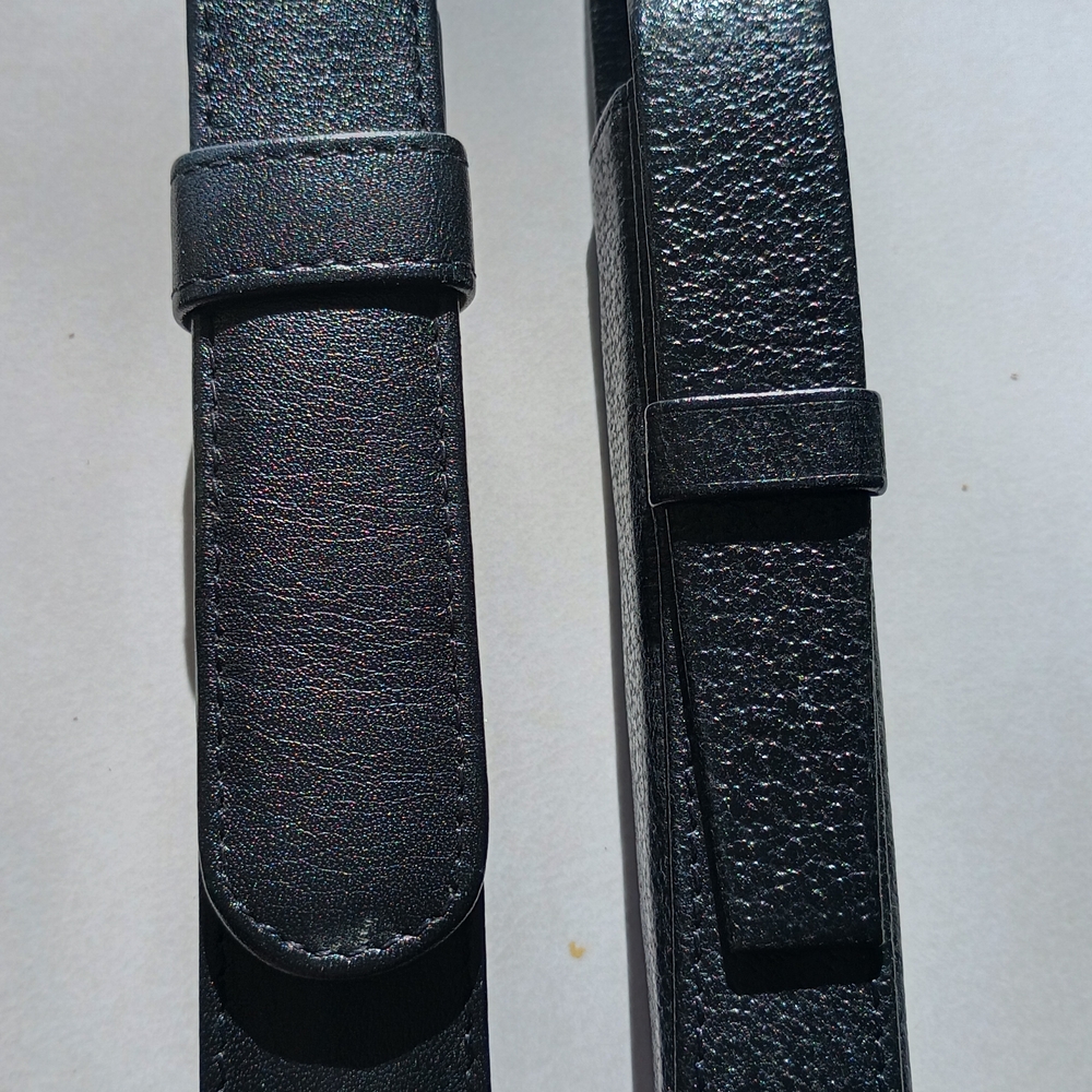 Elegant Black Leather Men's Bag